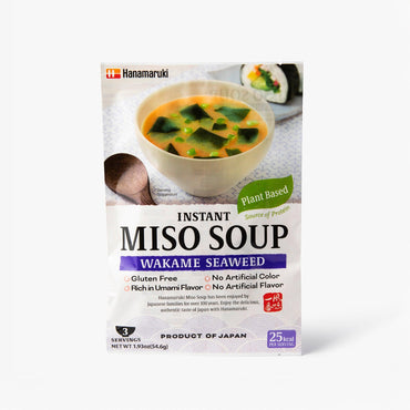 Soupe miso instantanée à l'algue wakamé 3 portions ⋅ hanamaruki ⋅ 54g