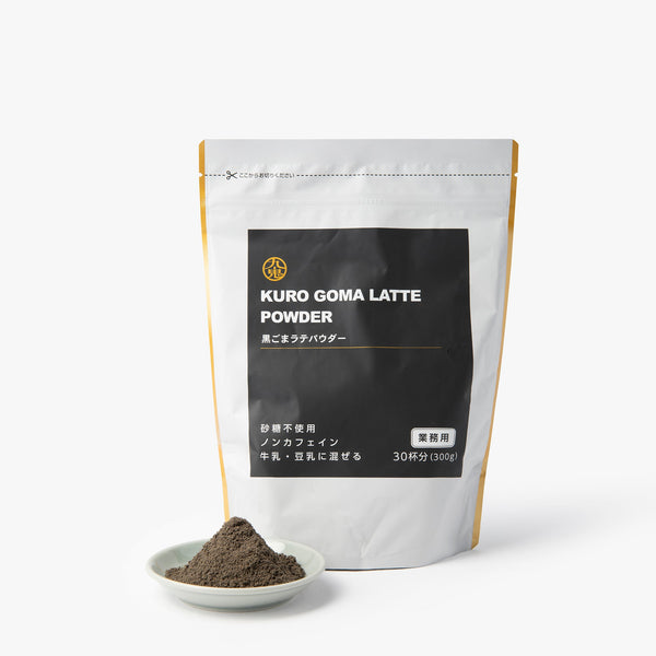 Preparado para latte de sésamo sem açúcar ⋅ Kuki Sangyo ⋅ 300g Preparado para latte de sésamo sem açúcar ⋅ Kuki Sangyo ⋅ 300g