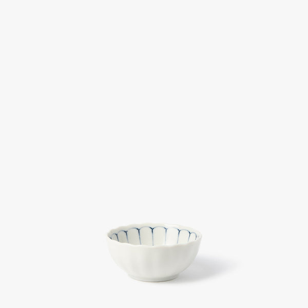 Bol Kikusen blanc et bleu Ø 90mm ⋅ Touga Bol Kikusen blanc et bleu Ø 90mm ⋅ Touga