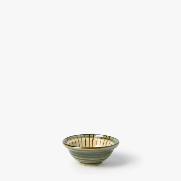 Grüne Oribe-Schale, Ø 90 mm ⋅ Touga Grüne Oribe-Schale, Ø 90 mm ⋅ Touga