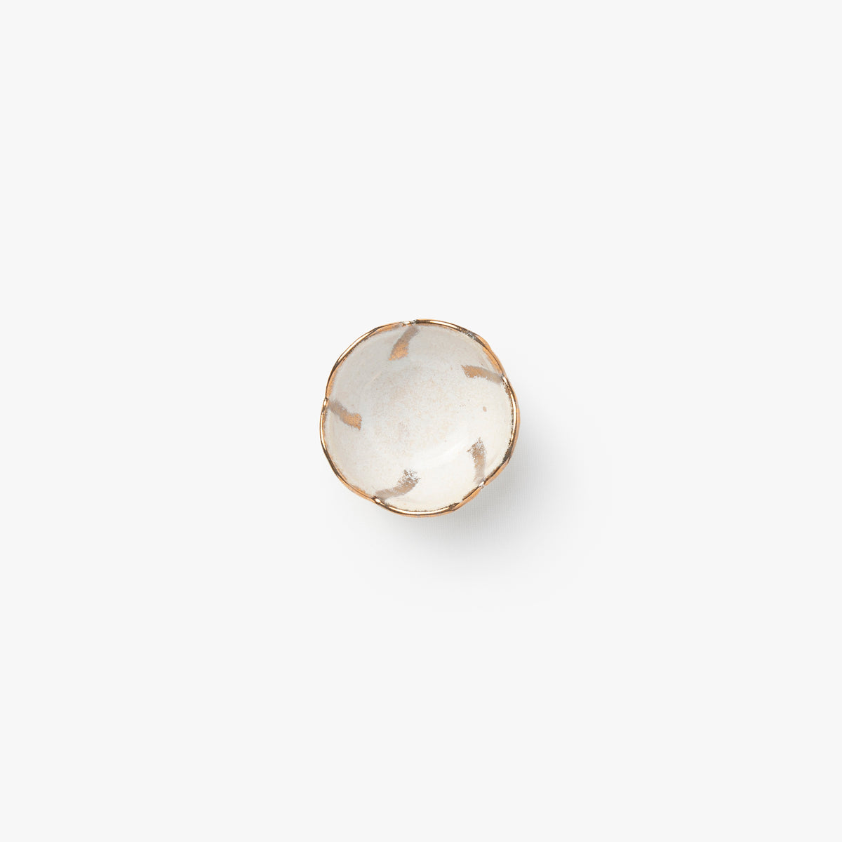 Taça pequena branca com flor de ameixeira Ø 75mm ⋅ Touga