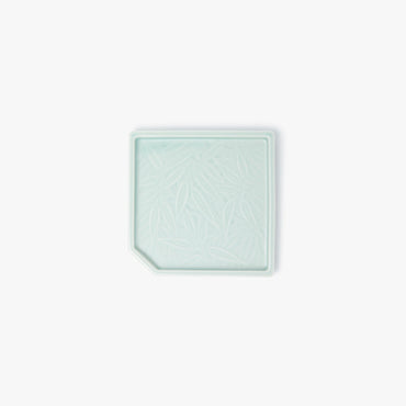 Coupelle carrée bleu céladon Ø 112mm ⋅ Touga