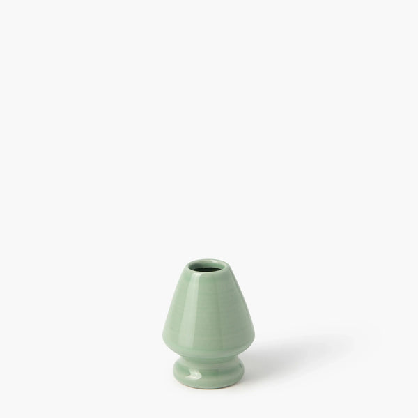 Soporte grande para batidor de matcha chasen-naoshi de celadón ⋅ Touga Soporte grande para batidor de matcha chasen-naoshi de celadón ⋅ Touga