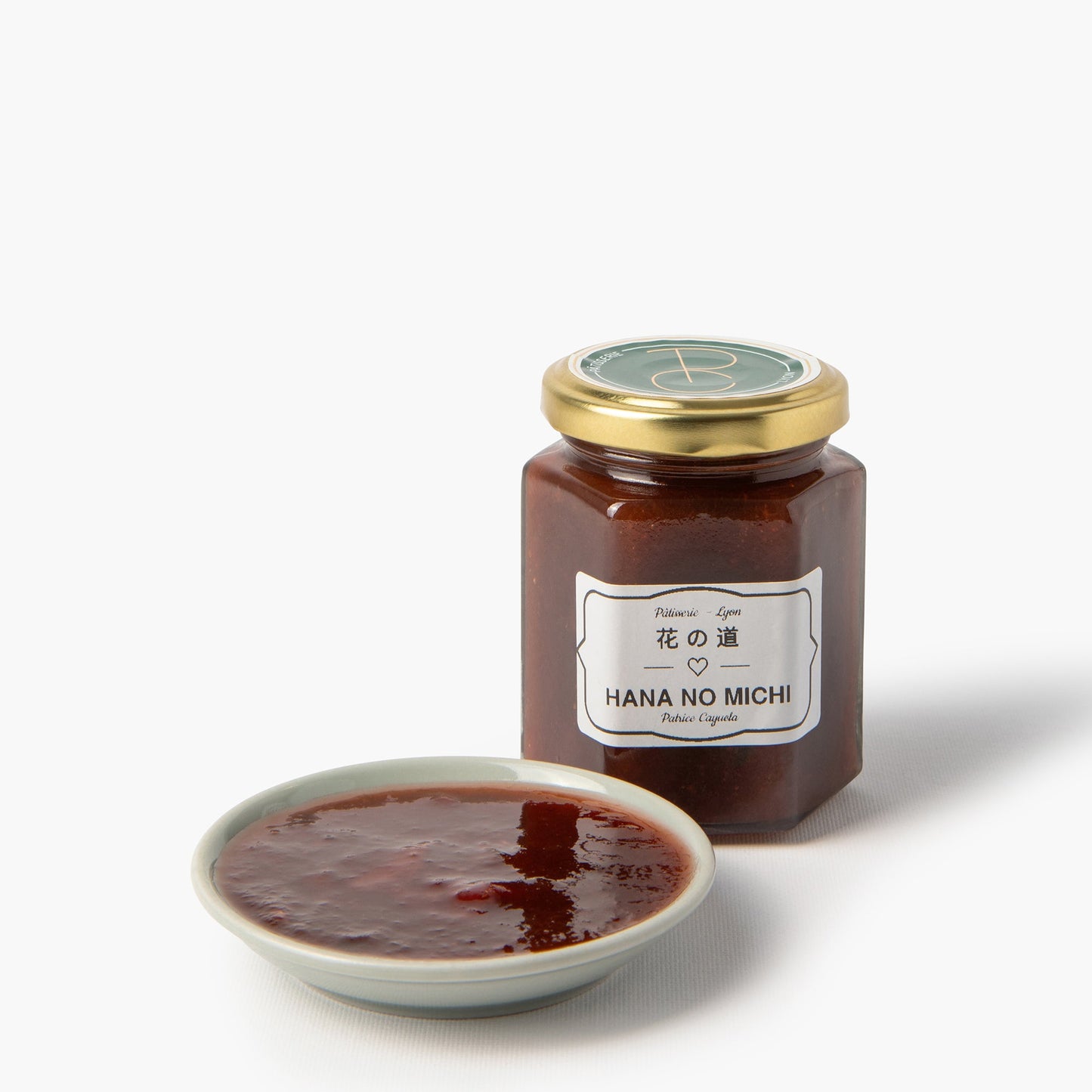 Confiture fraise rhubarbe sakura rose ⋅ Patrice Cayuela ⋅ 230g