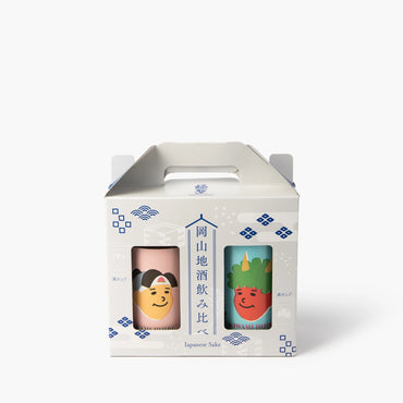 Coffret de saké Okayama no Chi junmai ginjo ⋅ 15.5% ⋅ 360ml