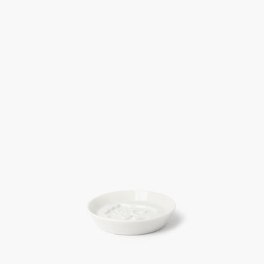 Coupelle à sauce dessin poisson blanche 8.1x1.7cm ⋅ Touga