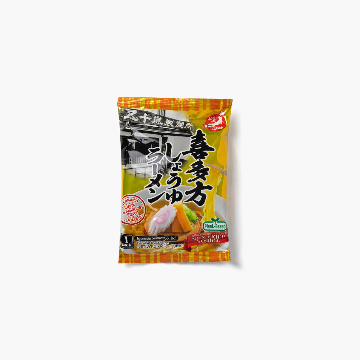 Vegan soy sauce ramen ⋅ Igarashi Seimen ⋅ 105g
