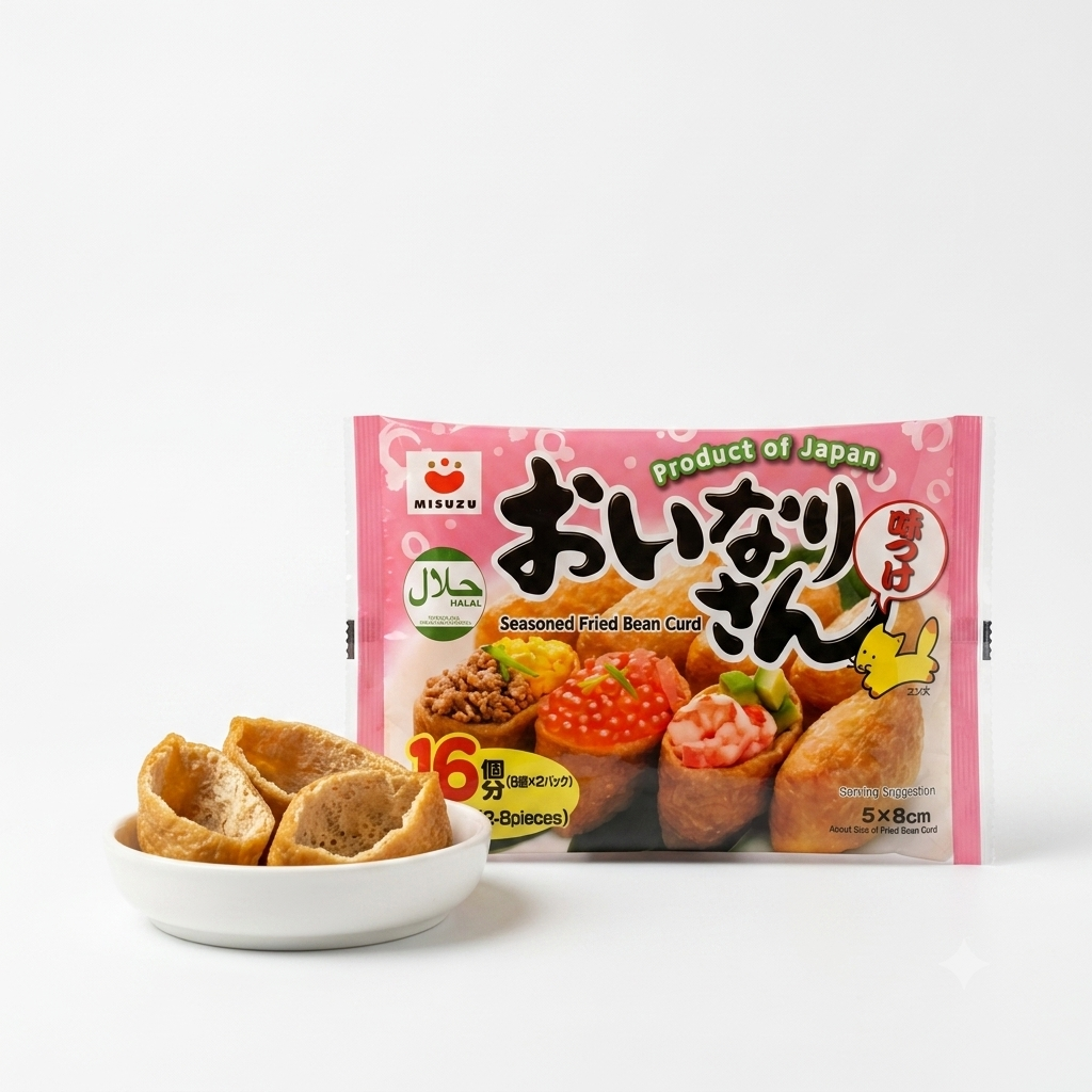 Zakjes gemarineerde inariage-tofu in sojasaus ⋅ Misuzu ⋅ 280g