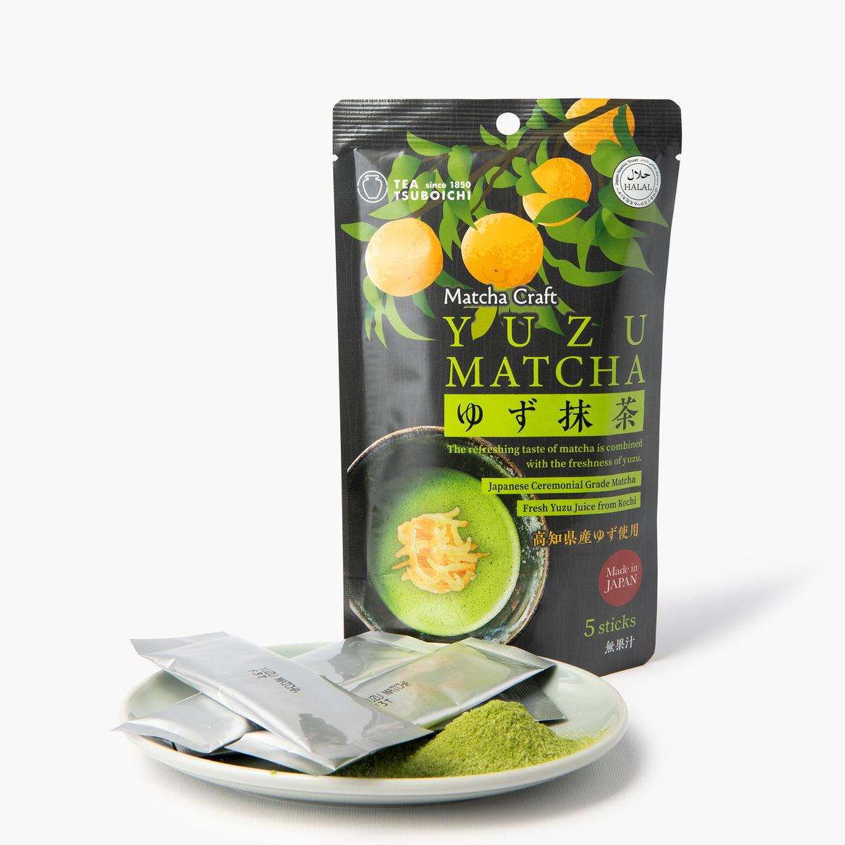 Té matcha con yuzu - 5 bolsitas ⋅ Tsuboichi Tea ⋅ 50 g