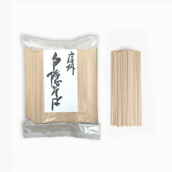 Massa soba de Shinshu de grande formato ⋅ Shinshu Togakushi Soba ⋅ 1kg Massa soba de Shinshu de grande formato ⋅ Shinshu Togakushi Soba ⋅ 1kg