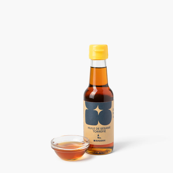 Aceite de sésamo clásico ⋅ Iwai no Goma abura para iRASSHAi ⋅ 140 g Aceite de sésamo clásico ⋅ Iwai no Goma abura para iRASSHAi ⋅ 140 g