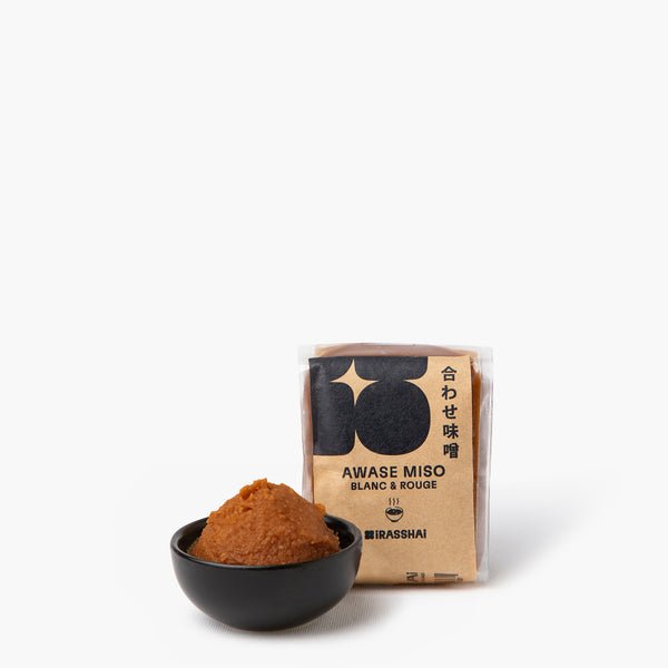 Awase miso bianco e rosso ⋅ Kato Heitaro Shoten per iRASSHAi ⋅ 200g Awase miso bianco e rosso ⋅ Kato Heitaro Shoten per iRASSHAi ⋅ 200g