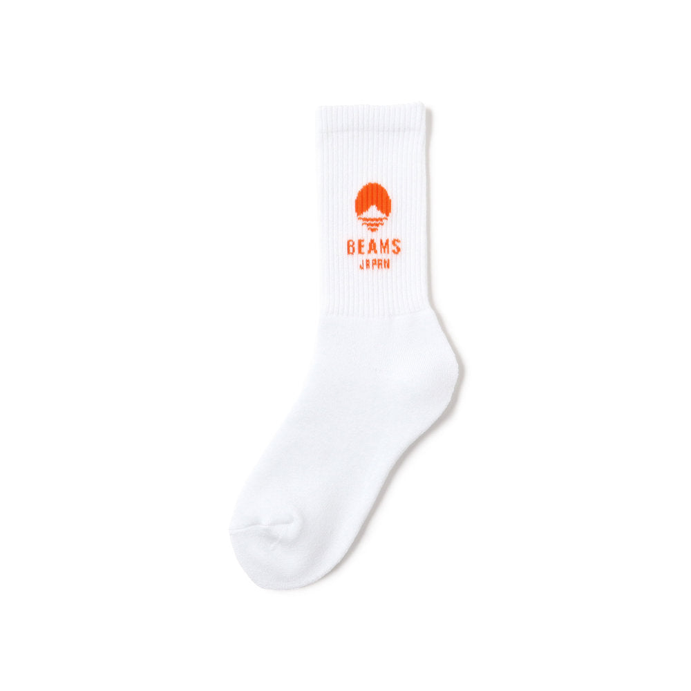 Chaussettes logo orange 23 - 25cm ⋅ BEAMS JAPAN