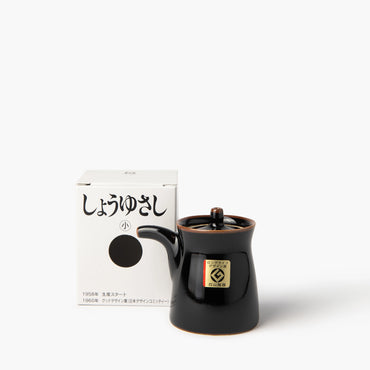 Tenmoku soy sauce dispenser ⋅ Hakusan Toki