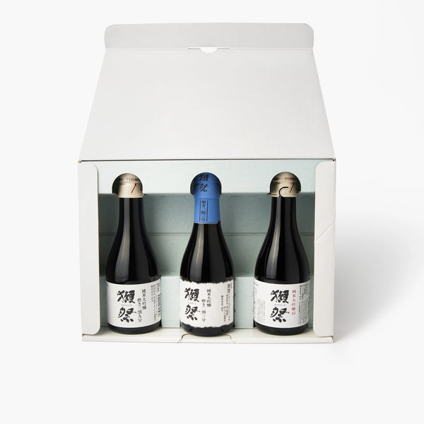 Coffret de dégustation Dassai 3 x 180ml ⋅ 15% ⋅ 540ml Coffret de dégustation Dassai 3 x 180ml ⋅ 15% ⋅ 540ml