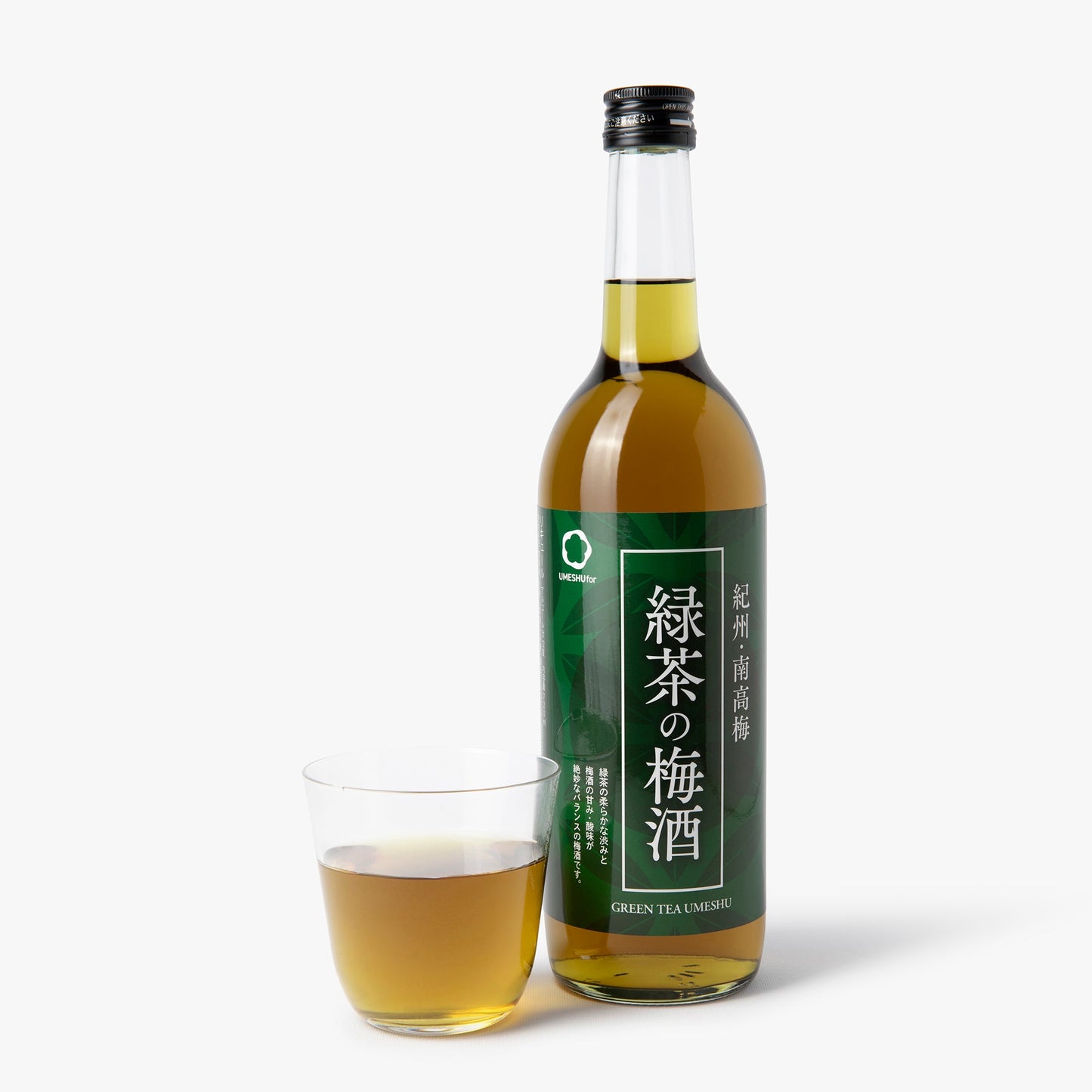 Plum liqueur with green tea Umeshu Ryokucha Nakano ⋅ 12% ⋅ 720ml
