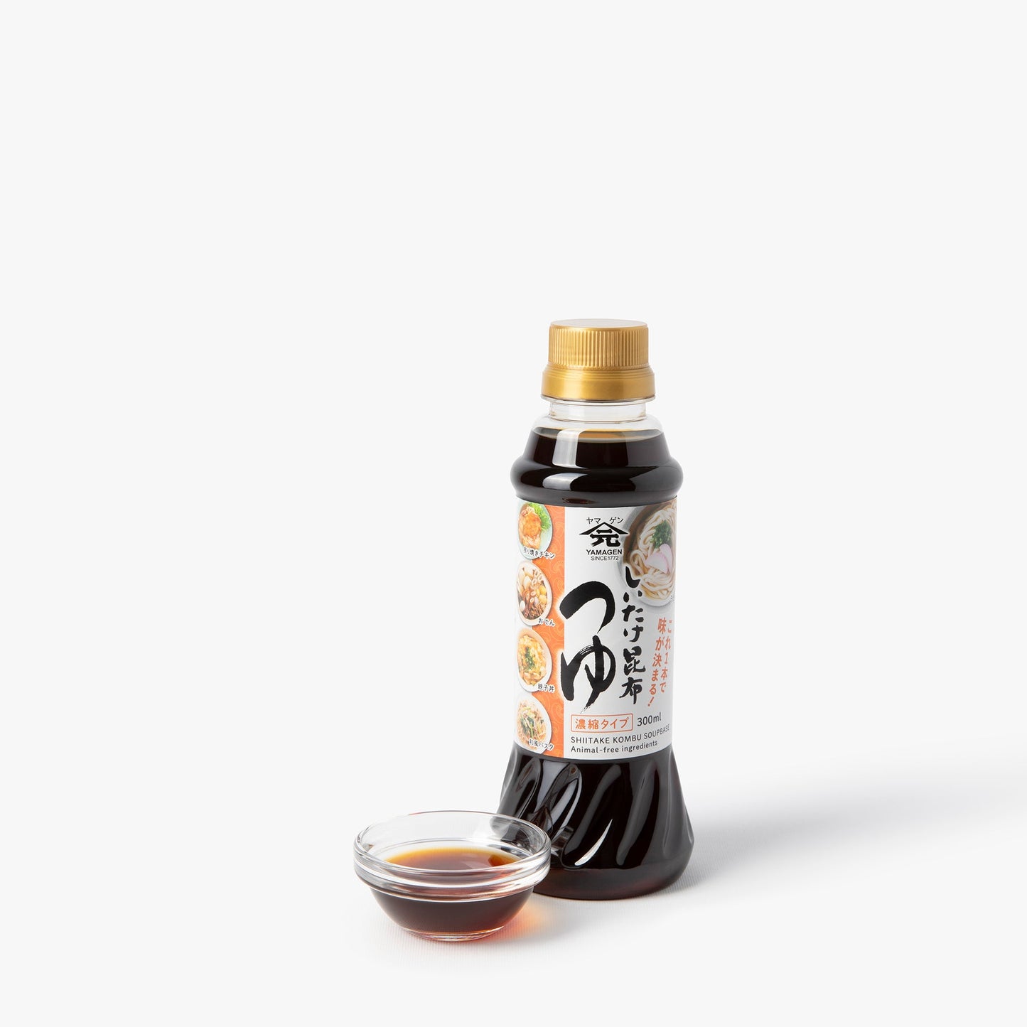 Sauce tsuyu au shiitaké et à l'algue kombu concentrée ⋅ Yamagen Jozo ⋅ 300ml
