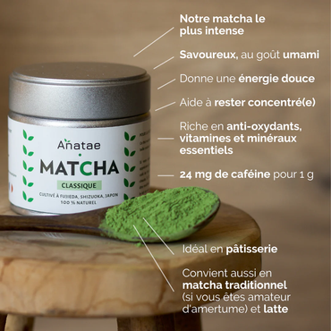 Thé matcha classique ⋅ Anatae ⋅ 30g