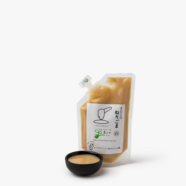 Crema de sésamo blanco con habitaciones mannten ⋅ 150g Crema de sésamo blanco con habitaciones mannten ⋅ 150g