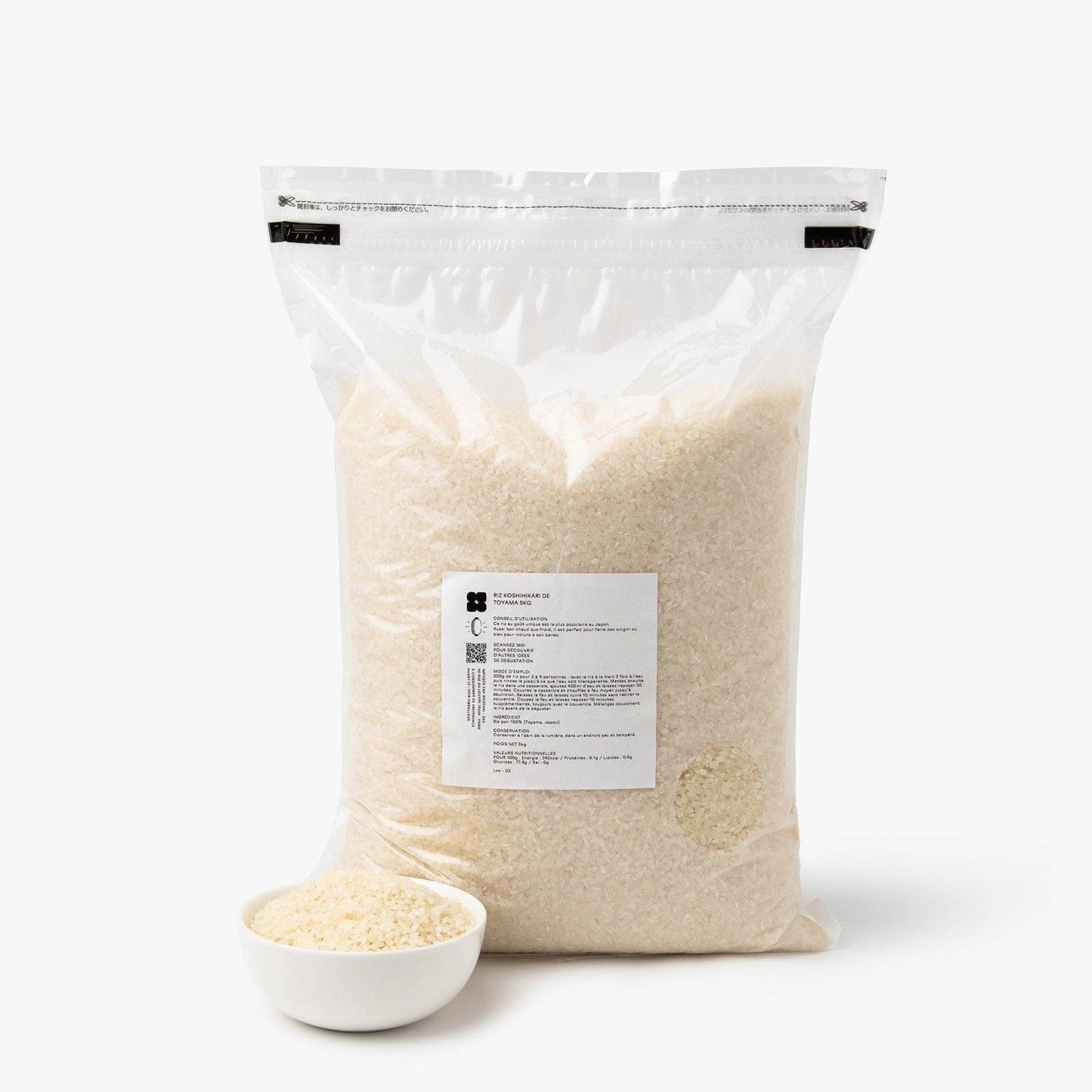 Riz koshihikari de toyama - 5kg - Greenpower Nanohana - iRASSHAi