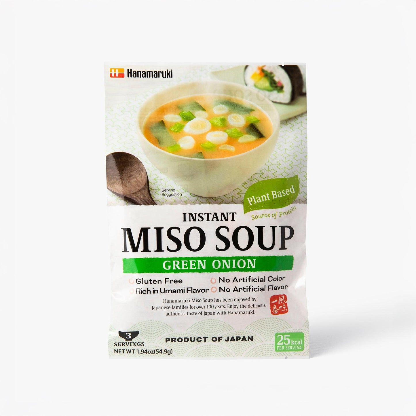 Instant Miso-Suppe mit Sellerie 3 Portionen ⋅ hanamaruki ⋅ 54g