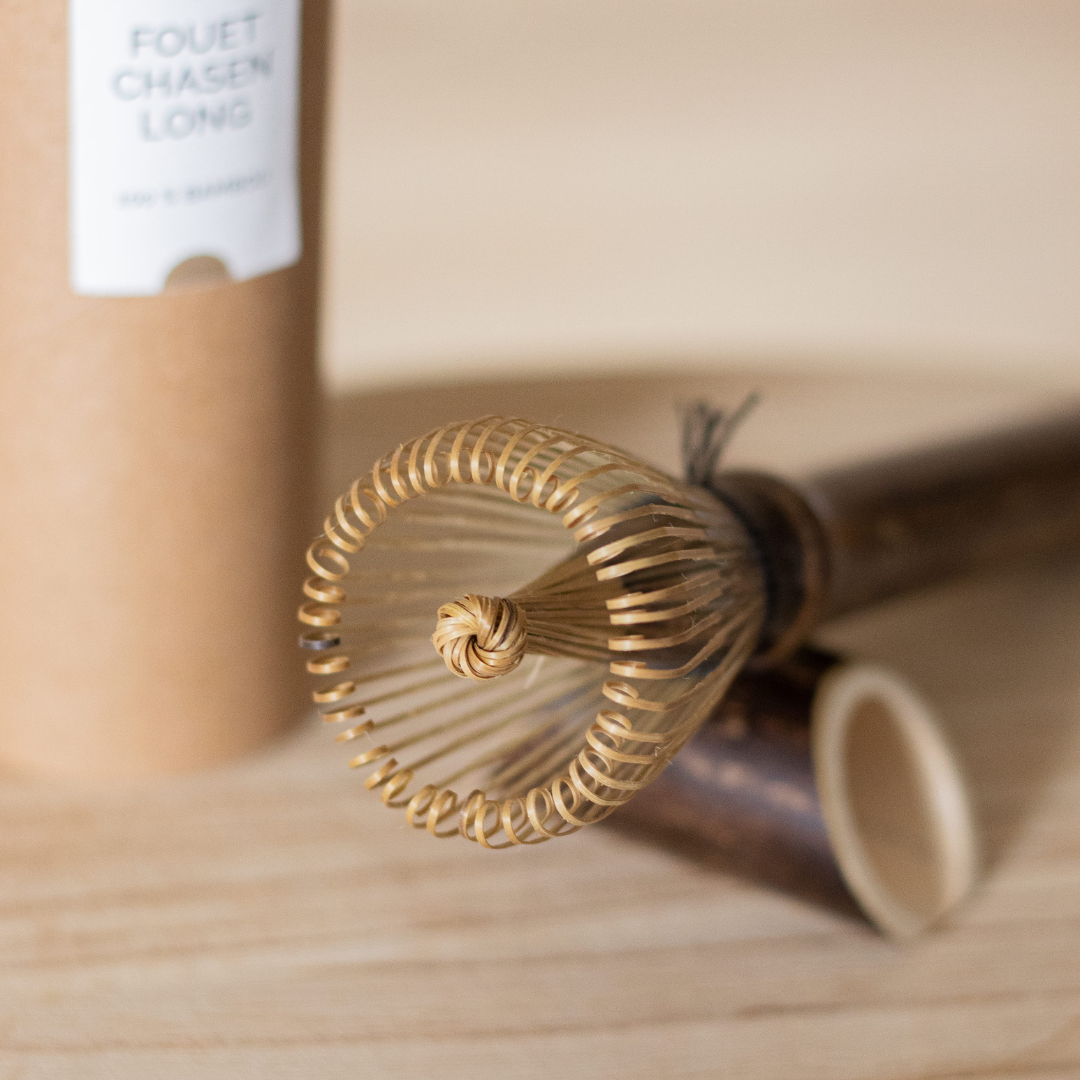 Langer Matcha-Quirl Chasen aus Bambus 32 Arme ⋅ Anatae