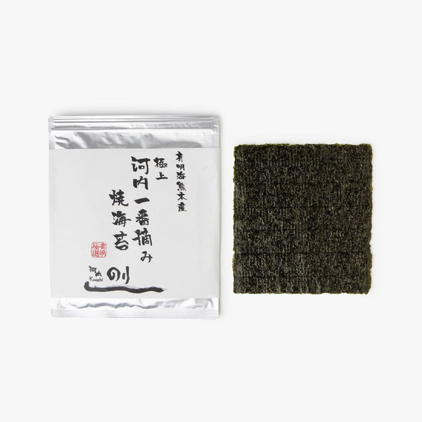 Geröstete Nori-Algen aus dem Meer von Ariake premium ⋅ Ariake Nori Labo ⋅ 80g Geröstete Nori-Algen aus dem Meer von Ariake premium ⋅ Ariake Nori Labo ⋅ 80g