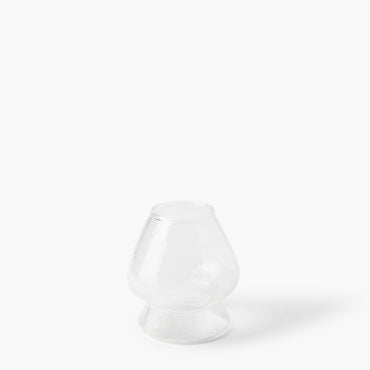 Matcha chasen-naoshi whisk holder in glass ⋅ KURA-GE