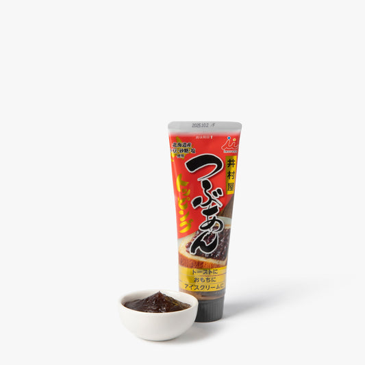 Azuki red bean anko paste with pieces in tube ⋅ Imuraya ⋅ 130g
