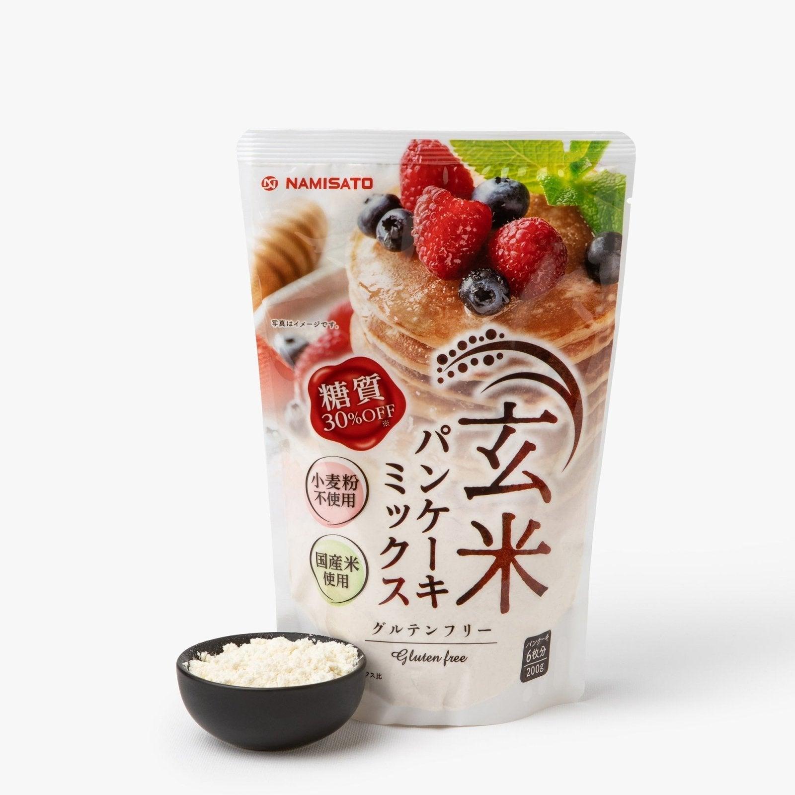 Pancake mix with brown rice flour - 200g - Namisato - iRASSHAi