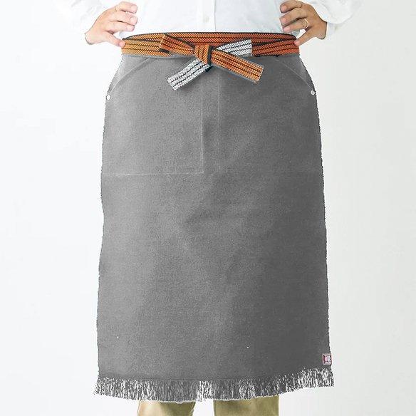 Maekake apron light grey - Anything - iRASSHAi