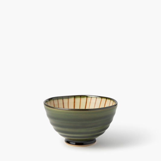Oribe Naisuji bol verde interior blanco Ø115mm ⋅ Touga