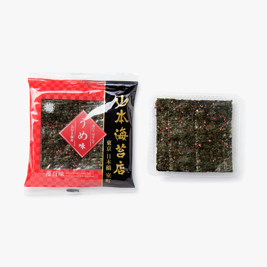 Nori sazonado con ciruelas ⋅ Yamamoto Noriten ⋅ 16.5g