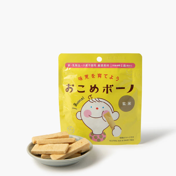 Okome Buono galleta integral de harina de arroz ⋅ Nogi ⋅ 30g Okome Buono galleta integral de harina de arroz ⋅ Nogi ⋅ 30g