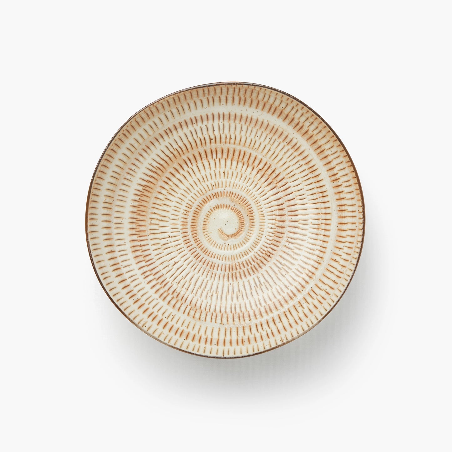 Hagi Kana plato de fideos en espiral beige ⋅ Touga