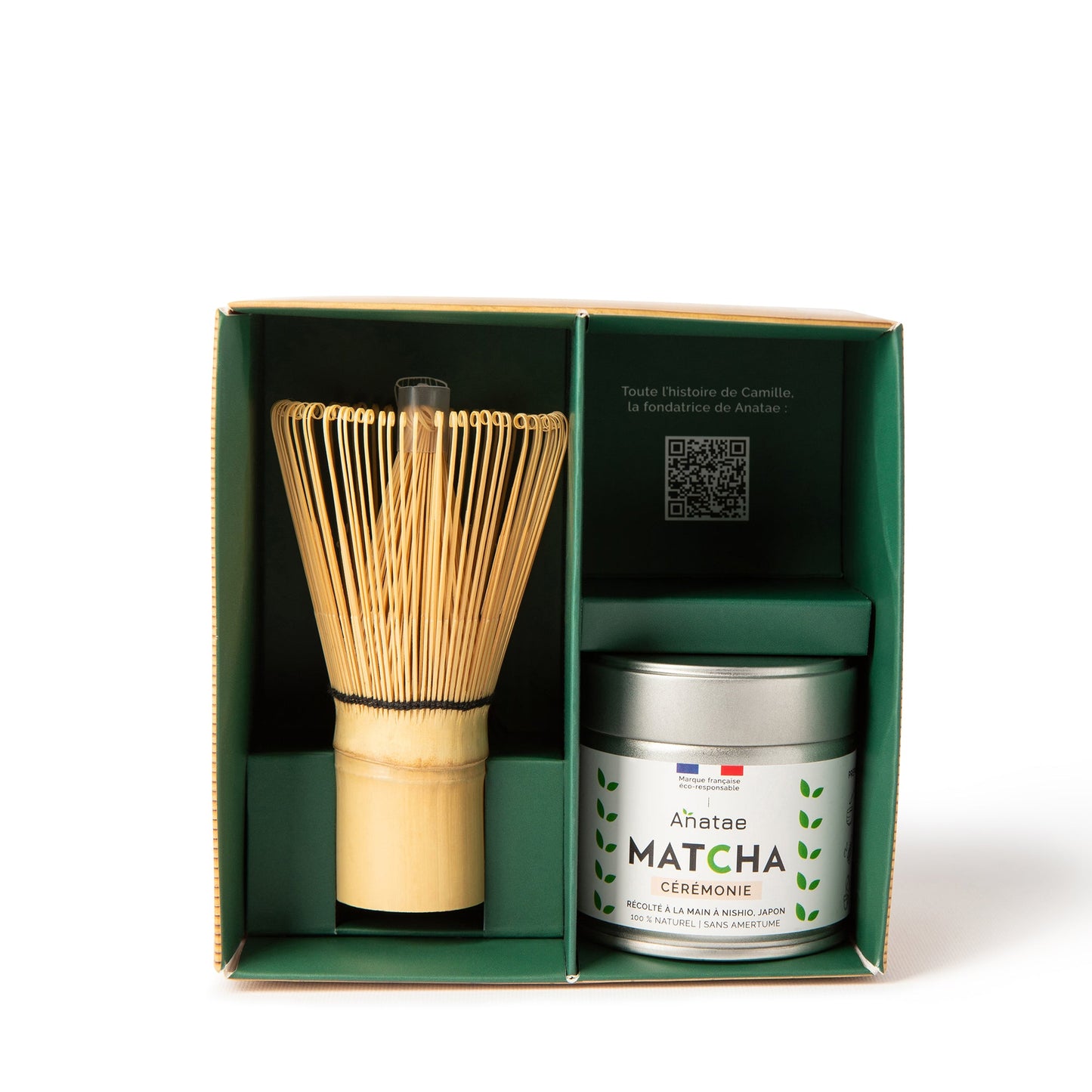 Juego de ceremonia y batidor de matcha ⋅ Anatae ⋅ 30g