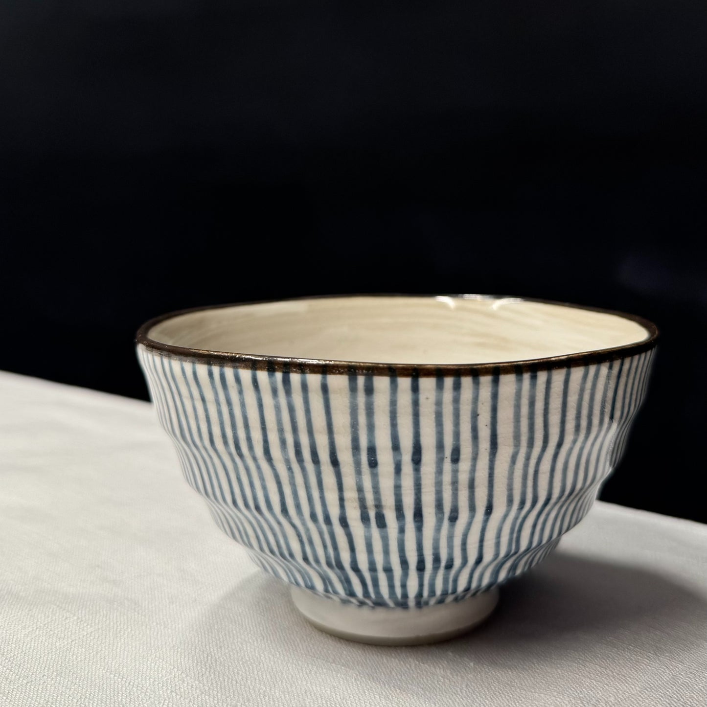 Aojugusa cuenco blanco y azul Ø 127mm ⋅ Touga