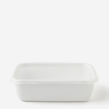 Caja esmaltada rectangular blanca L - Nodahoro - iRASSHAi