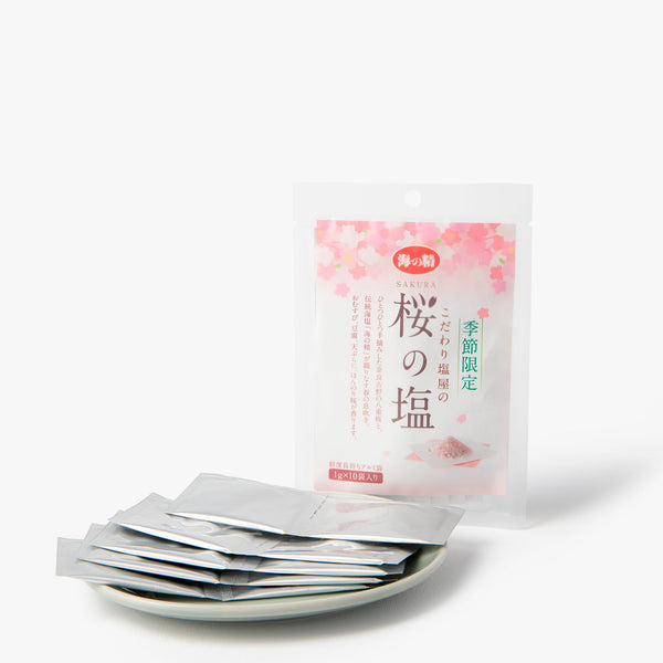 Sale marino rosa con sakura ⋅ Uminosei ⋅ 10g Sale marino rosa con sakura ⋅ Uminosei ⋅ 10g