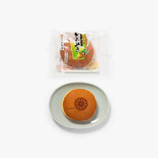Dorayaki individuale con anko e castagne ⋅ Marukyo ⋅ 64g