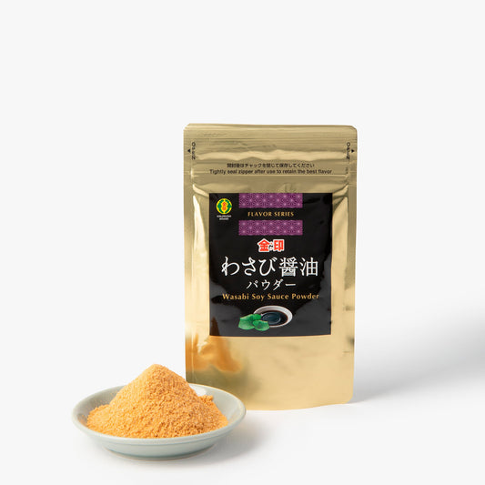 Sale con salsa di soia e wasabi ⋅ Kinjirushi wasabi ⋅ 60g