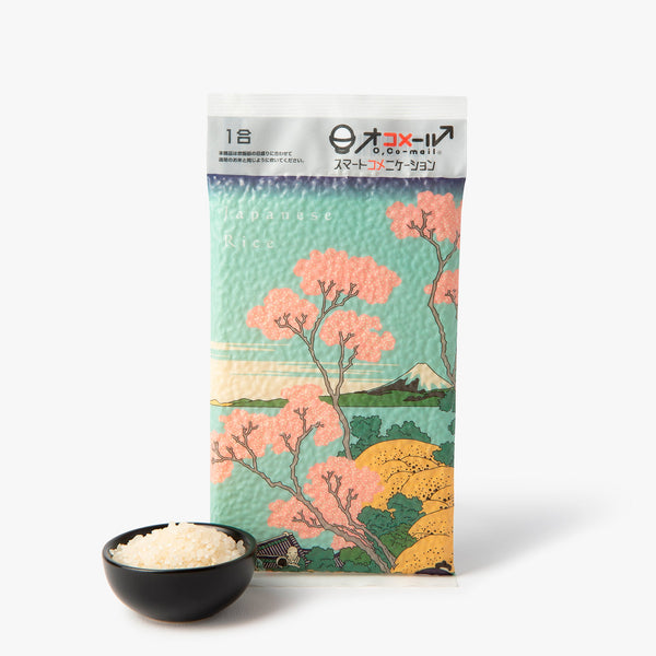 Riso bianco koshihikari di Niigata Ukiyo-e Sakura ⋅ Kuriya ⋅ 150g Riso bianco koshihikari di Niigata Ukiyo-e Sakura ⋅ Kuriya ⋅ 150g