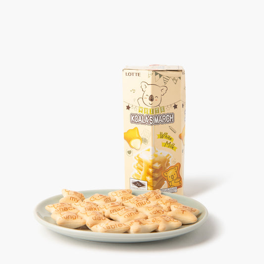 Koala no march biscotti bianchi alla crema di latte ⋅ Lotte ⋅ 37g