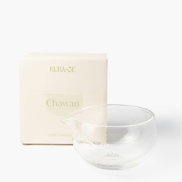 Ciotola di vetro per Matcha Chawan ⋅ KURA-GE Ciotola di vetro per Matcha Chawan ⋅ KURA-GE
