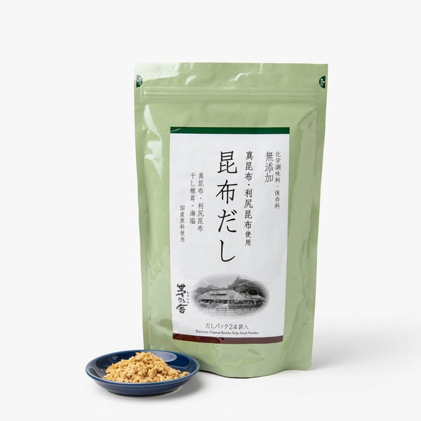 Brodo vegano di kombu dashi 24 bustine ⋅ Kayanoya ⋅ 144g Brodo vegano di kombu dashi 24 bustine ⋅ Kayanoya ⋅ 144g