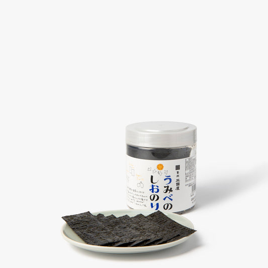 Gegrilde Nori met olijfolie en Guérande zout 60 vellen ⋅ Mikuniya ⋅ 230g