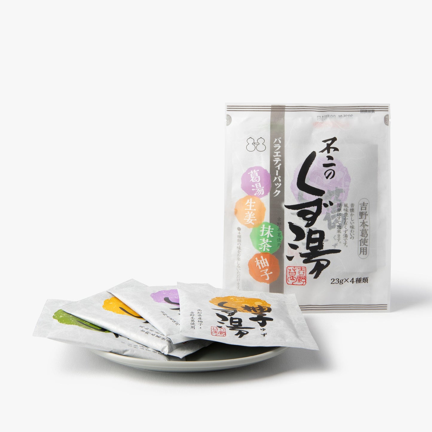 Assortiment kuzu poeders voor dranken ⋅ Fuji Shokuhin ⋅ 92g