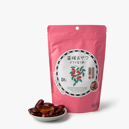 Gedehydrateerde jujubehapjes ⋅ Bruine suiker 1e ⋅ 80g