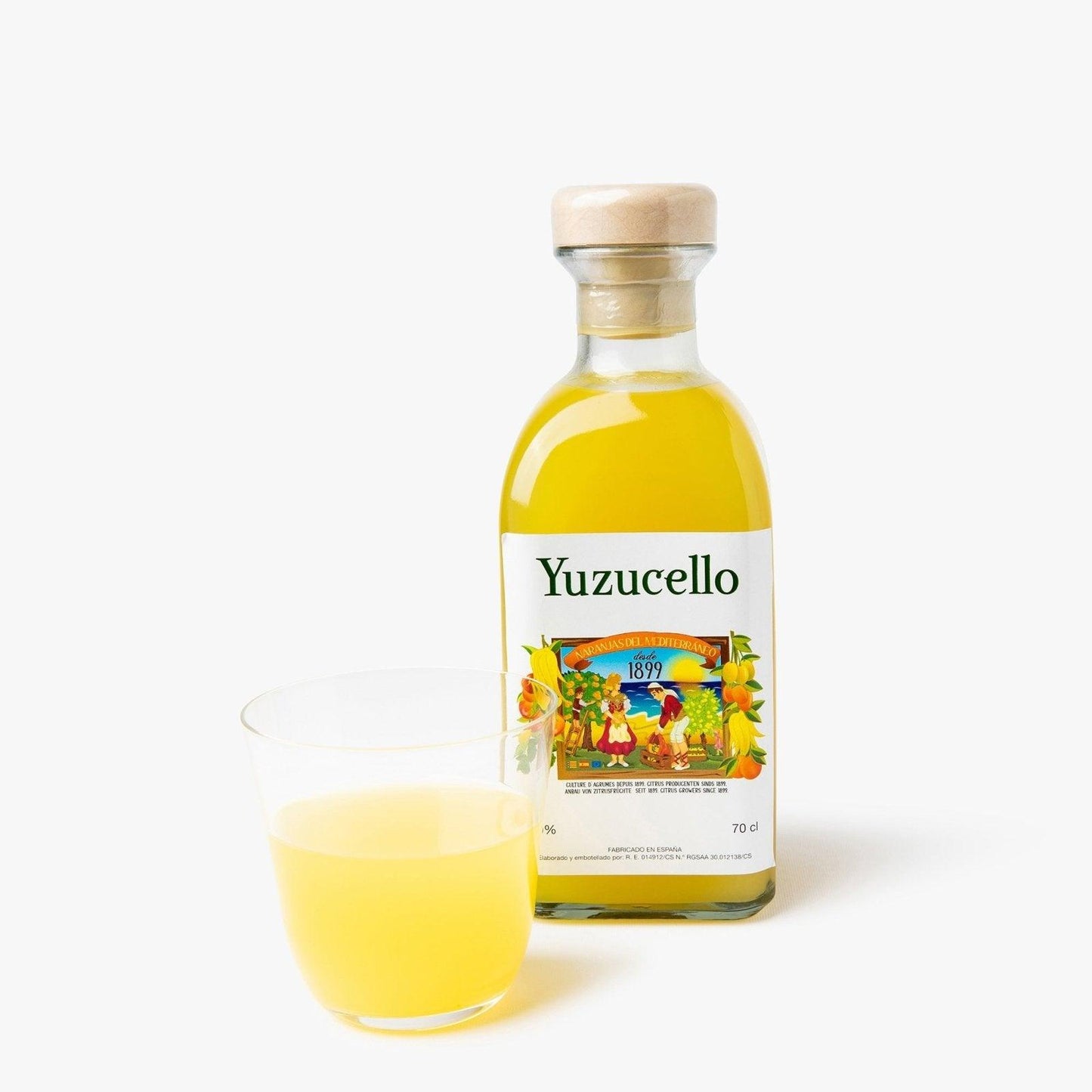 Yuzu likeur Yuzucello - 700ml - 20° - Naranjas del Mediterraneo - iRASSHAi
