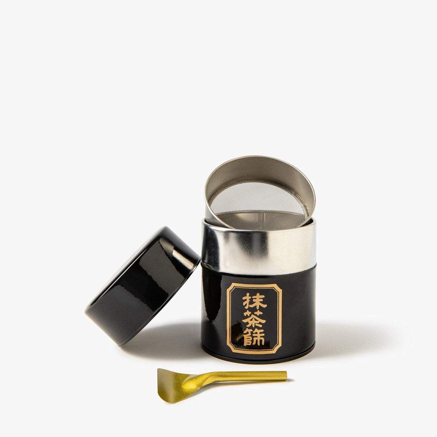 Matcha theepakket met zeef en spatel - Yamamasa Koyamaen -iRASSHAi